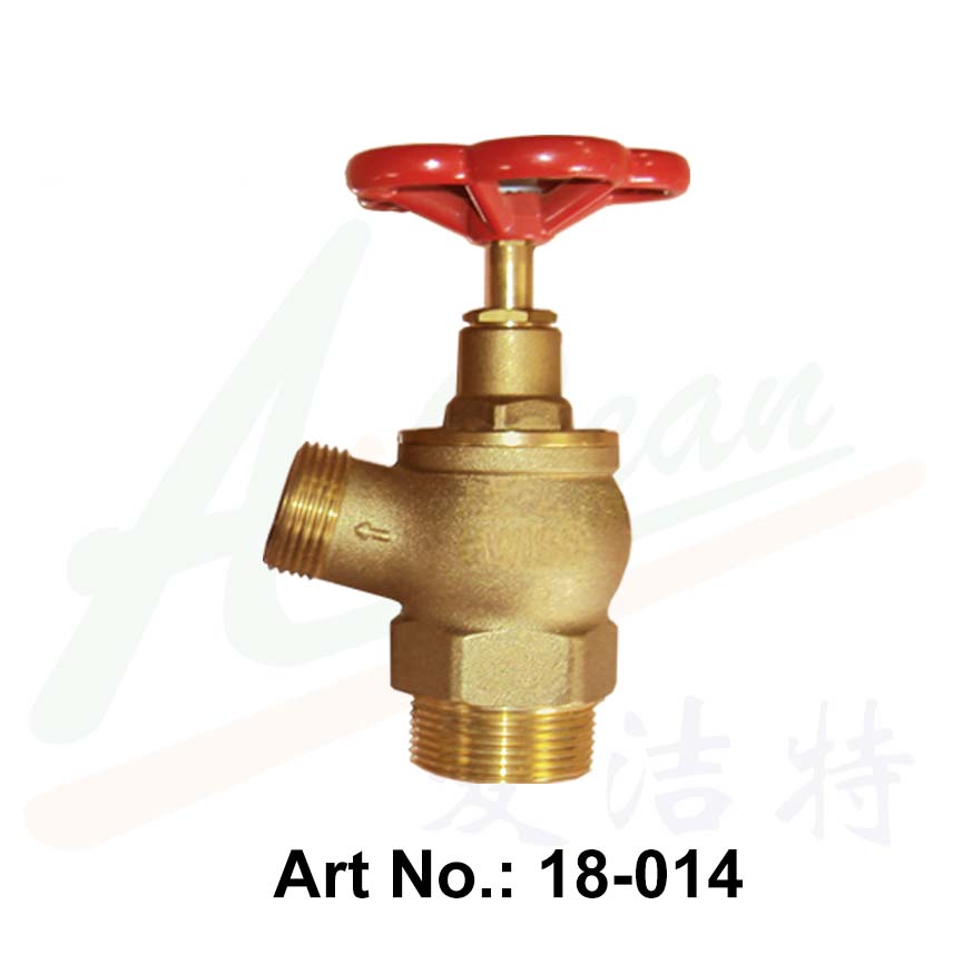 Brass Hydraulic Fire Angle Valve 