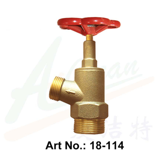 Brass Hydraulic Fire Angle Valve 