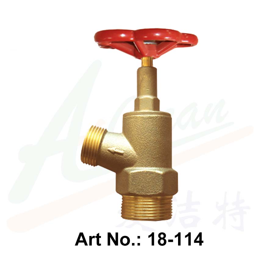 Brass Hydraulic Fire Angle Valve 