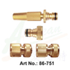 Brass Hose Nozzle Starter Set