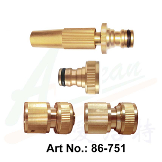 Brass Hose Nozzle Starter Set