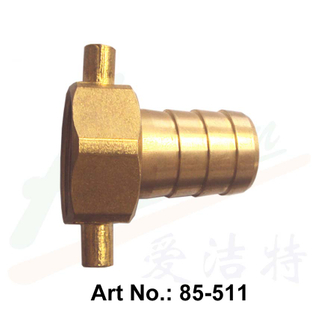 Brass Hose Connector, Swiss Type