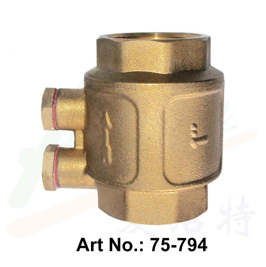 Brass Check Valve with Waste