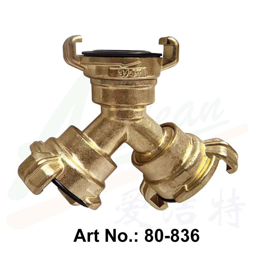 Brass Y-Type Three Connects