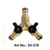 Y-Type Triple Quick Connect with Valve
