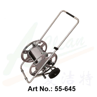 European Stainless Steel Trolley Hose Cart