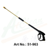 Brass High Pressure Washing Gun - Extra Long Ext