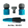 Set of Garden Hose Connects & Nozzle