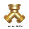 Brass Y-Type Three-way Connects