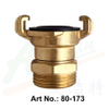 Brass Swivel Claw-Lock Hose Coupling