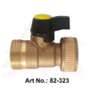 Brass Ball Valve, Female x Male Thread
