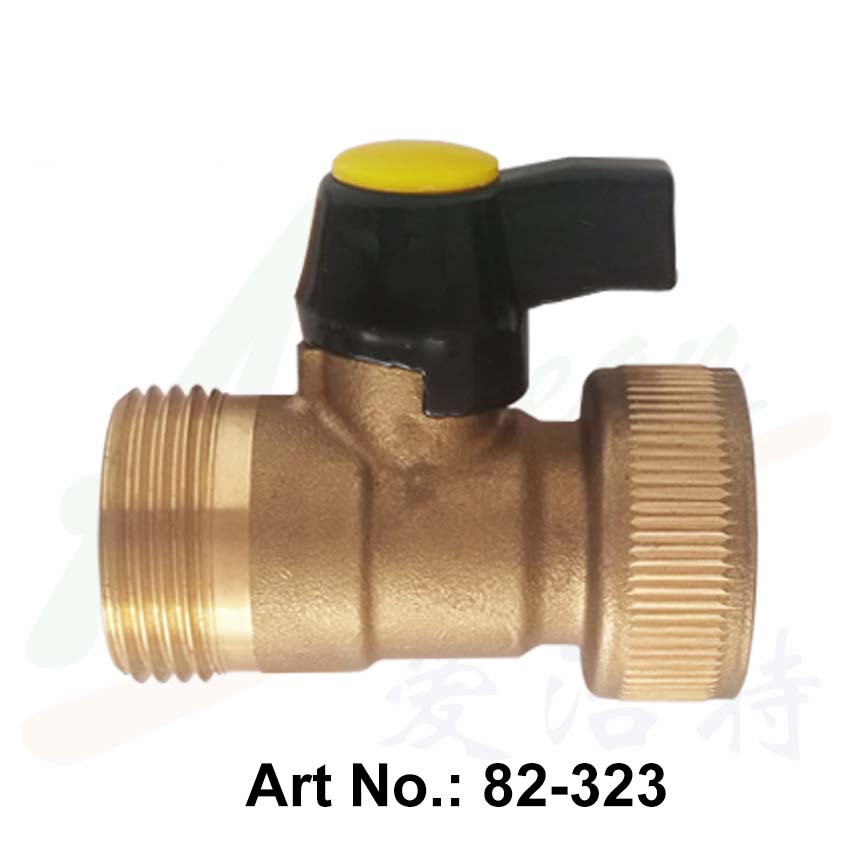 Brass Ball Valve, Female x Male Thread
