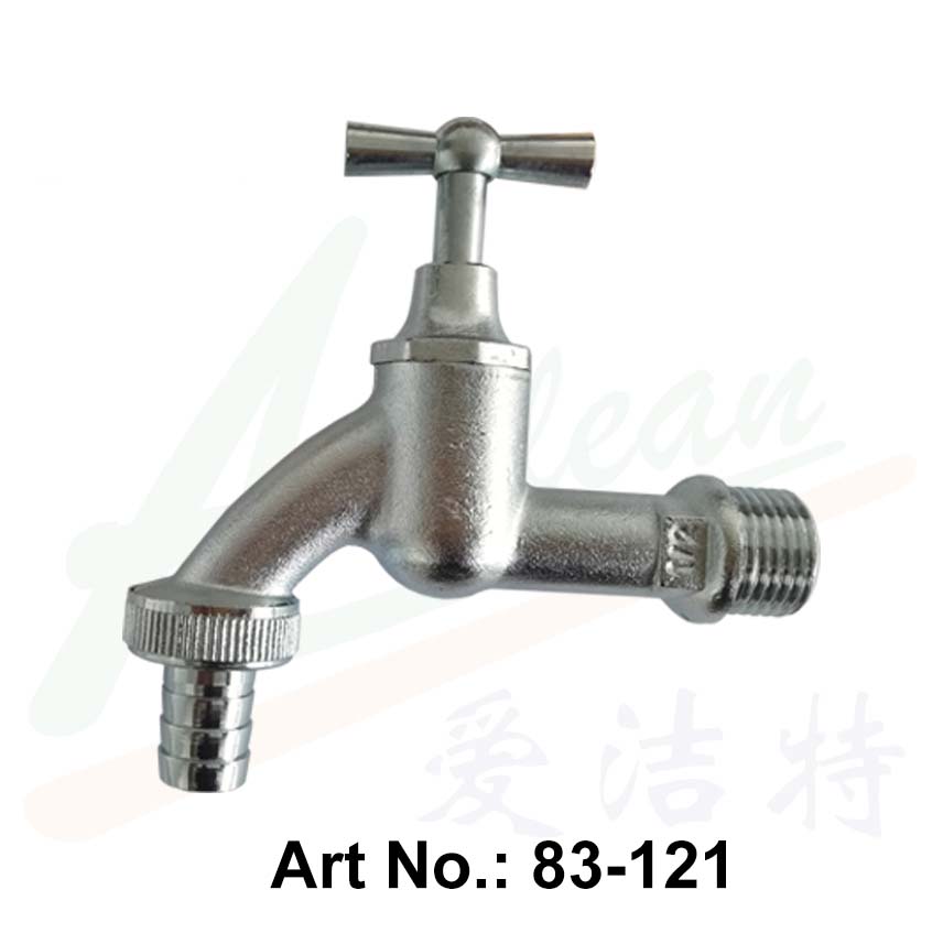  Brass Germany Tap, Matte Chrome Plated