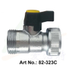 Brass Ball Valve, Female x Male Thread
