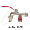 Brass Ball Bibcock with Double Outlet