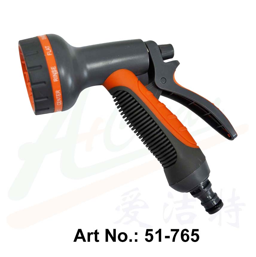 Plastic Eight-Function Trigger Spray Nozzle