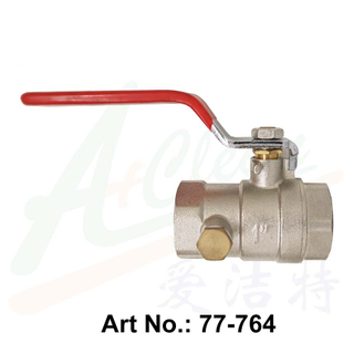 Brass Ball Valve with Waste