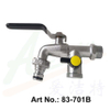 Brass Ball Bibcock with Double Outlet