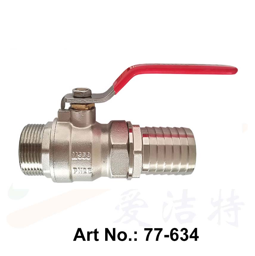Brass Ball Valve with Hose Adaptor