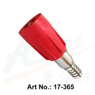 Brass Fire Nozzle with Rubber House