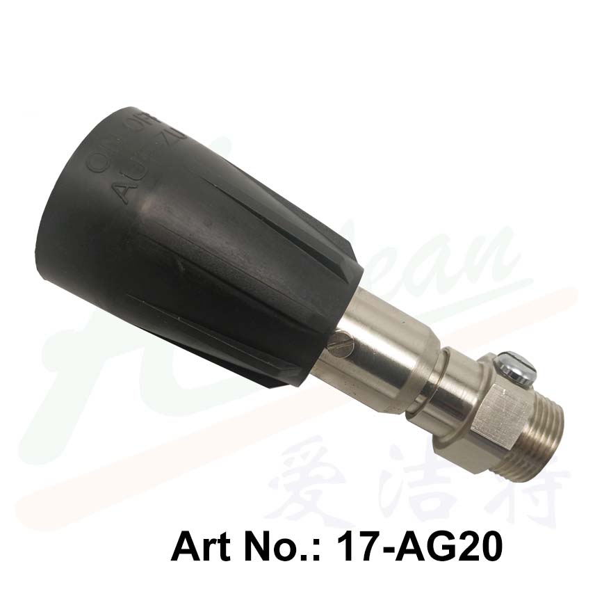 Brass Fire Nozzle with Rubber House