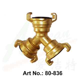 Brass Y-Type Three-way Connects